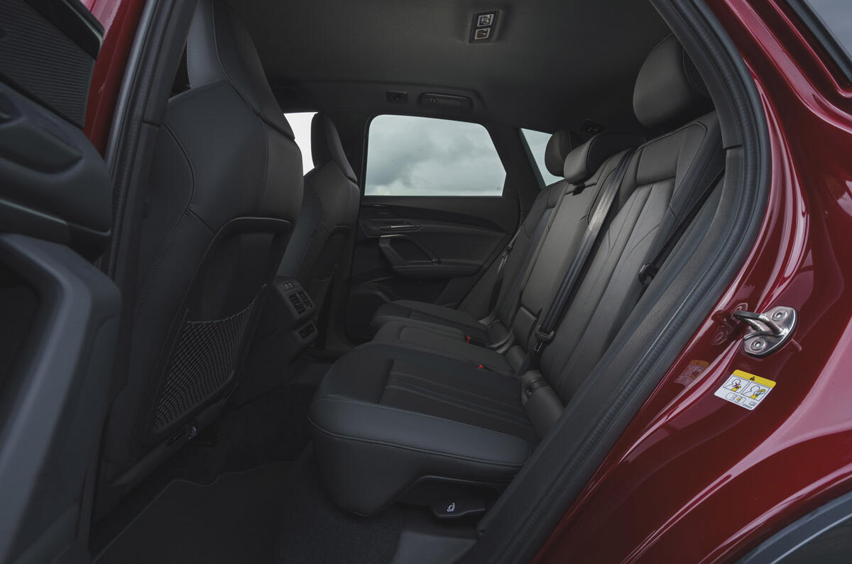 11 Audi Q5 2025 Autocar road test review rear seats